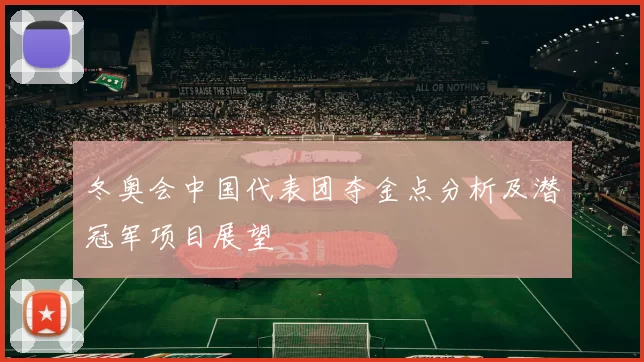 冬奥会中国代表团夺金点分析及潜冠军项目展望